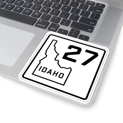 Idaho 27 1930 (Idaho) (Road Sign) STICKER Vinyl Kiss-Cut Decal - The Sticker Space