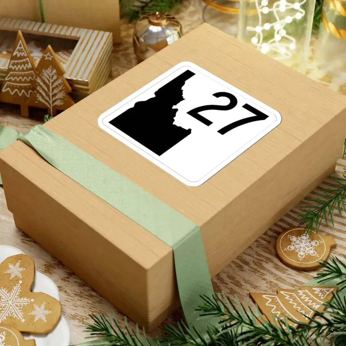 Idaho 27 (Idaho) (Road Sign) STICKER Vinyl Kiss-Cut Decal - The Sticker Space