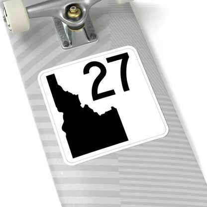 Idaho 27 (Idaho) (Road Sign) STICKER Vinyl Kiss-Cut Decal - The Sticker Space