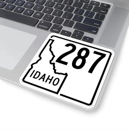 Idaho 287 1955 (Idaho) (Road Sign) STICKER Vinyl Kiss-Cut Decal - The Sticker Space