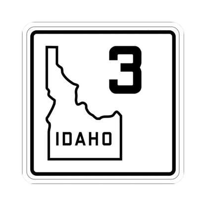 Idaho 3 1930 (Idaho) (Road Sign) STICKER Vinyl Kiss-Cut Decal 2 Inch White - The Sticker Space