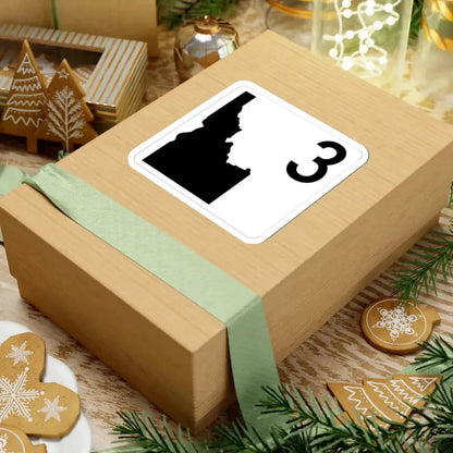 Idaho 3 (Idaho) (Road Sign) STICKER Vinyl Kiss-Cut Decal - The Sticker Space