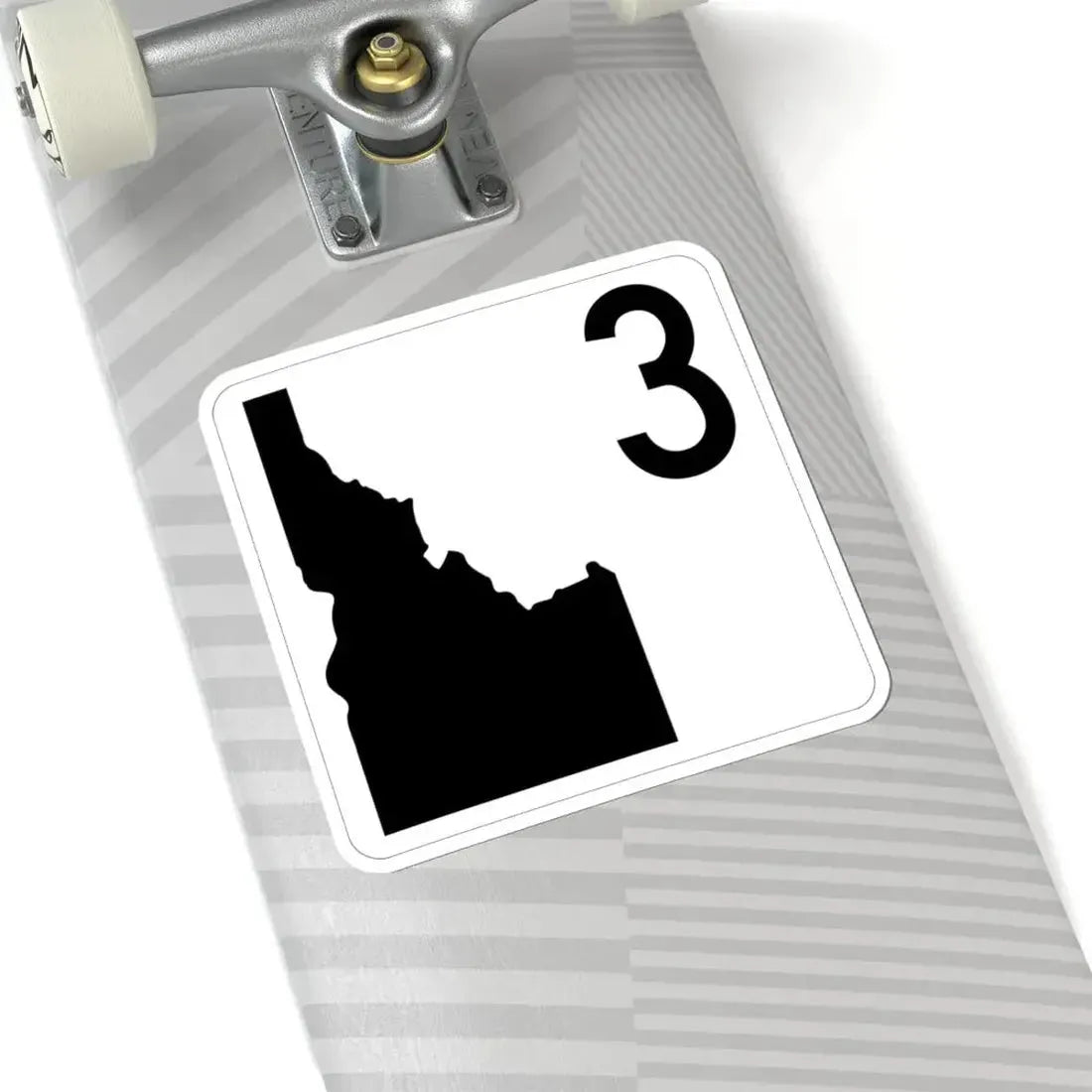 Idaho 3 (Idaho) (Road Sign) STICKER Vinyl Kiss-Cut Decal - The Sticker Space