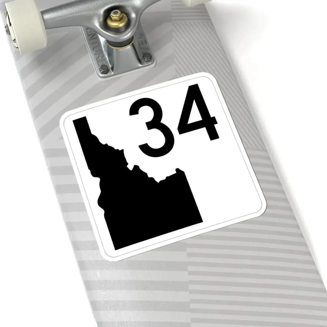 Idaho 34 (Idaho) (Road Sign) STICKER Vinyl Kiss-Cut Decal - The Sticker Space
