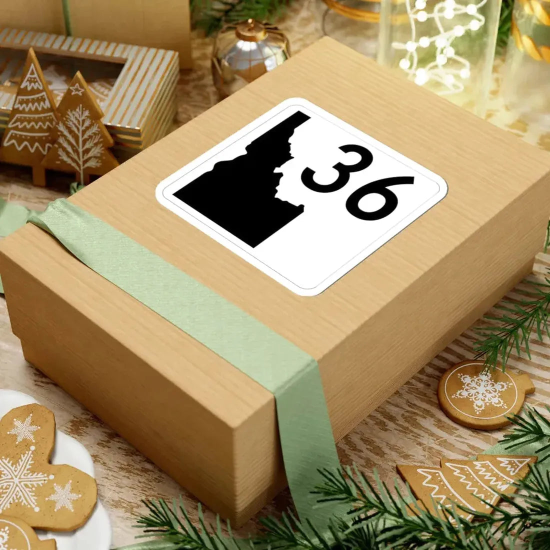 Idaho 36 (Idaho) (Road Sign) STICKER Vinyl Kiss-Cut Decal - The Sticker Space