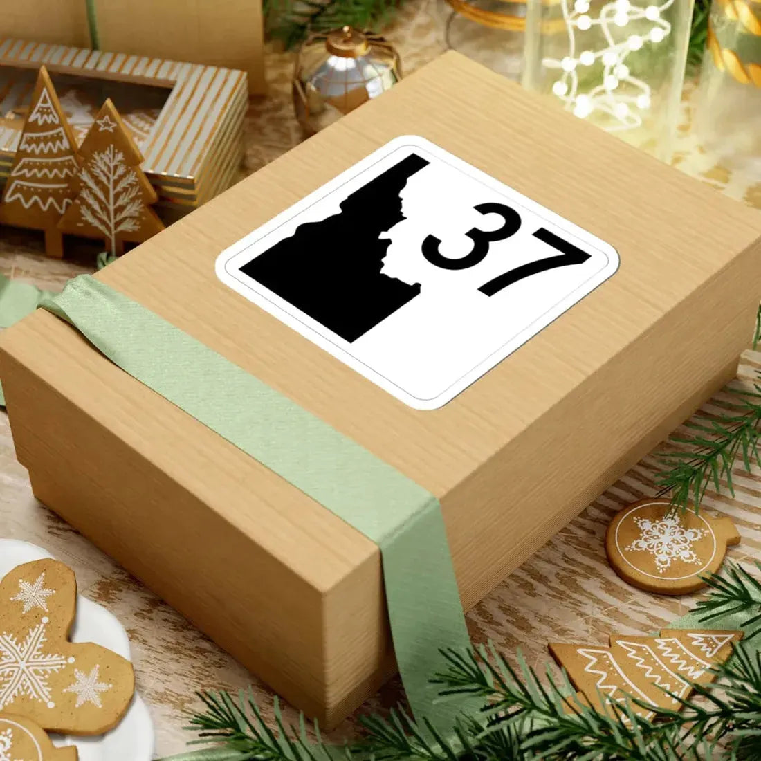 Idaho 37 (Idaho) (Road Sign) STICKER Vinyl Kiss-Cut Decal - The Sticker Space