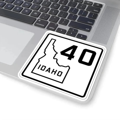 Idaho 40 1930 (Idaho) (Road Sign) STICKER Vinyl Kiss-Cut Decal - The Sticker Space