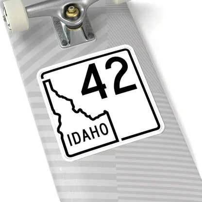 Idaho 42 1955 (Idaho) (Road Sign) STICKER Vinyl Kiss-Cut Decal - The Sticker Space