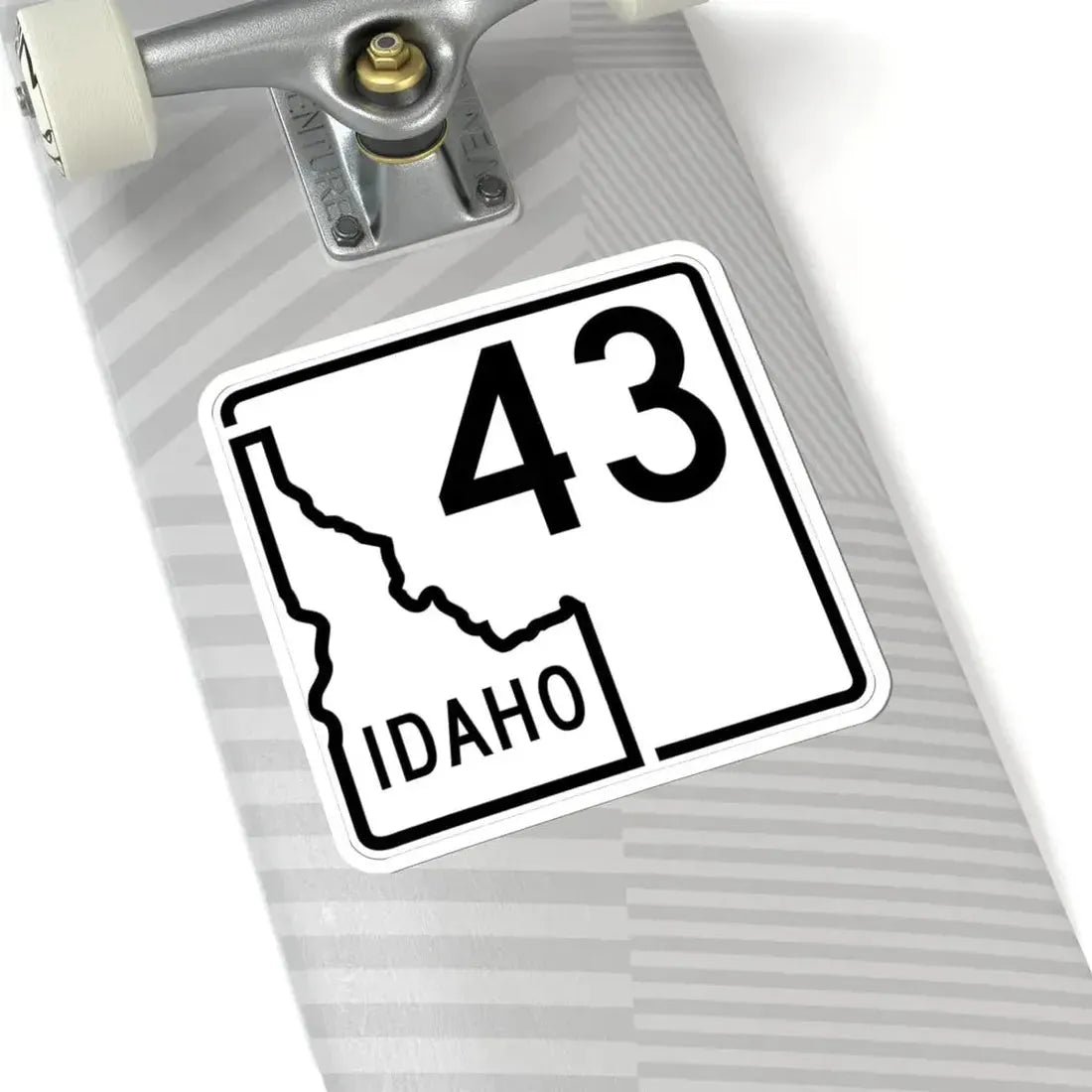 Idaho 43 1955 (Idaho) (Road Sign) STICKER Vinyl Kiss-Cut Decal - The Sticker Space