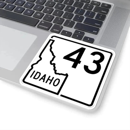 Idaho 43 1955 (Idaho) (Road Sign) STICKER Vinyl Kiss-Cut Decal - The Sticker Space