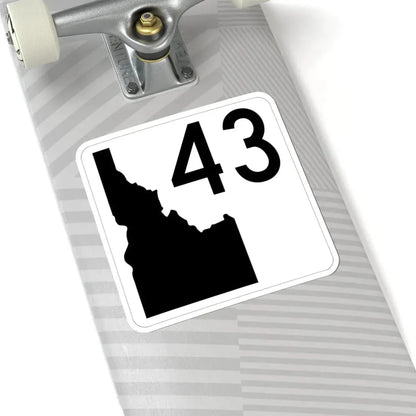 Idaho 43 (Idaho) (Road Sign) STICKER Vinyl Kiss-Cut Decal - The Sticker Space