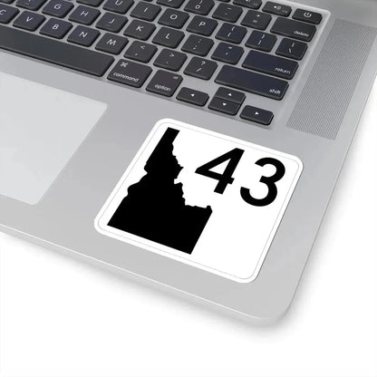 Idaho 43 (Idaho) (Road Sign) STICKER Vinyl Kiss-Cut Decal - The Sticker Space