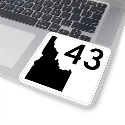 Idaho 43 (Idaho) (Road Sign) STICKER Vinyl Kiss-Cut Decal - The Sticker Space