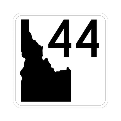 Idaho 44 (Idaho) (Road Sign) STICKER Vinyl Kiss-Cut Decal 4 Inch White - The Sticker Space