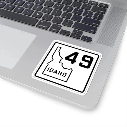Idaho 49 1930 (Idaho) (Road Sign) STICKER Vinyl Kiss-Cut Decal - The Sticker Space