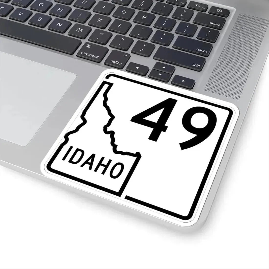 Idaho 49 1955 (Idaho) (Road Sign) STICKER Vinyl Kiss-Cut Decal - The Sticker Space
