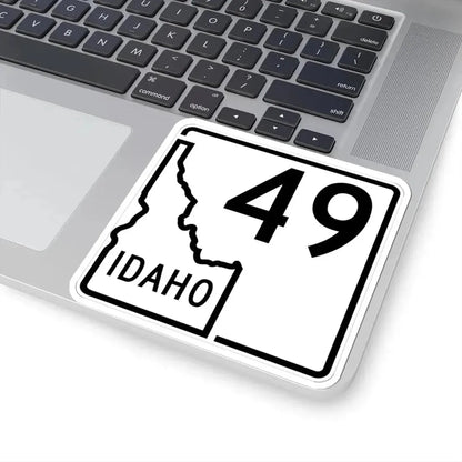 Idaho 49 1955 (Idaho) (Road Sign) STICKER Vinyl Kiss-Cut Decal - The Sticker Space
