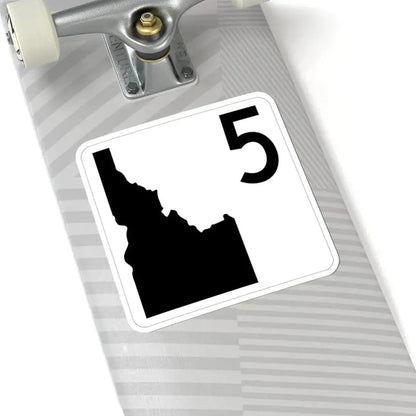Idaho 5 (Idaho) (Road Sign) STICKER Vinyl Kiss-Cut Decal - The Sticker Space