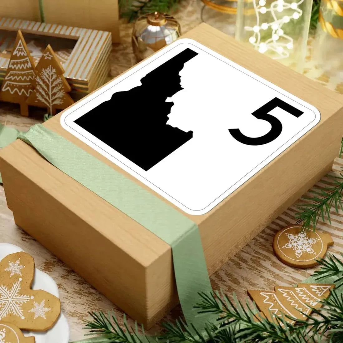 Idaho 5 (Idaho) (Road Sign) STICKER Vinyl Kiss-Cut Decal - The Sticker Space