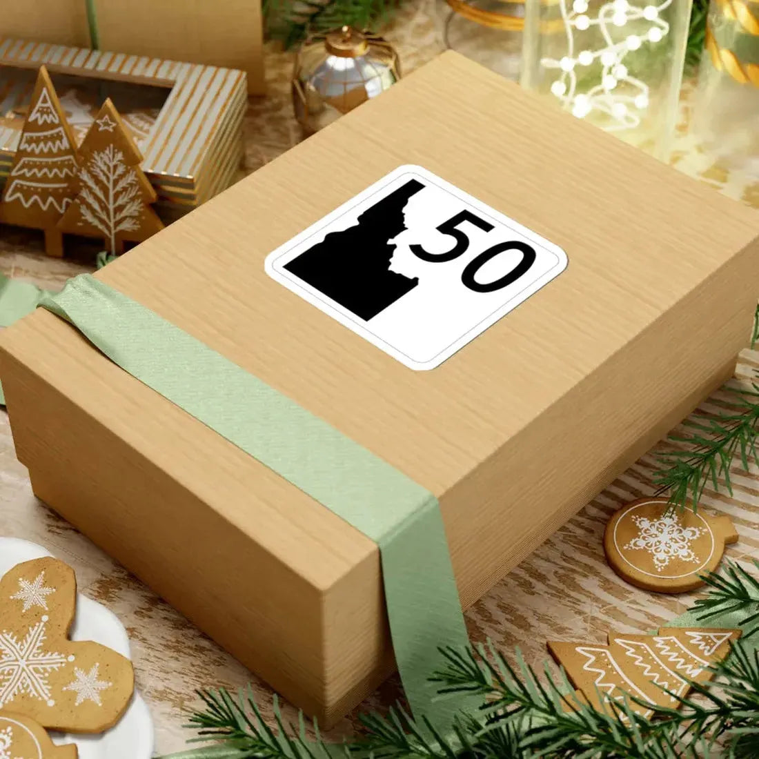 Idaho 50 (Idaho) (Road Sign) STICKER Vinyl Kiss-Cut Decal - The Sticker Space