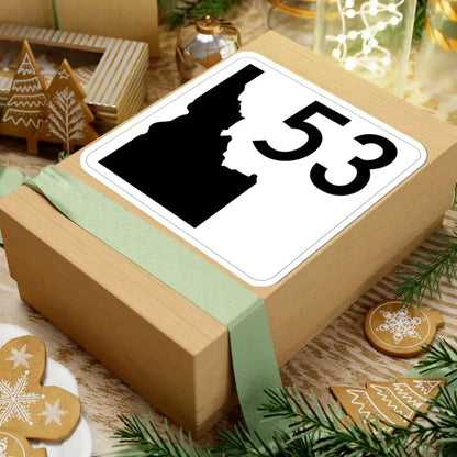 Idaho 53 (Idaho) (Road Sign) STICKER Vinyl Kiss-Cut Decal - The Sticker Space