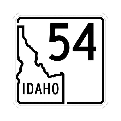 Idaho 54 1955 (Idaho) (Road Sign) STICKER Vinyl Kiss-Cut Decal 6 Inch White - The Sticker Space