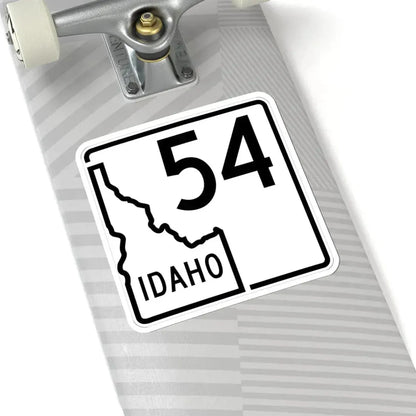 Idaho 54 1955 (Idaho) (Road Sign) STICKER Vinyl Kiss-Cut Decal - The Sticker Space