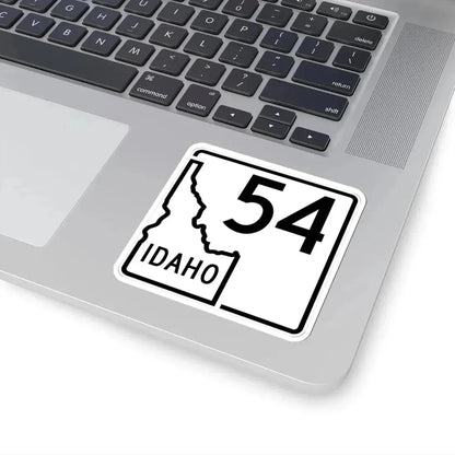 Idaho 54 1955 (Idaho) (Road Sign) STICKER Vinyl Kiss-Cut Decal - The Sticker Space