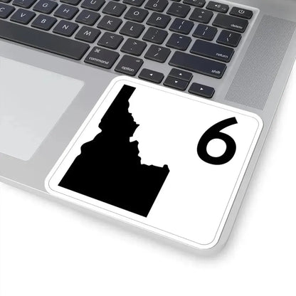 Idaho 6 (Idaho) (Road Sign) STICKER Vinyl Kiss-Cut Decal - The Sticker Space