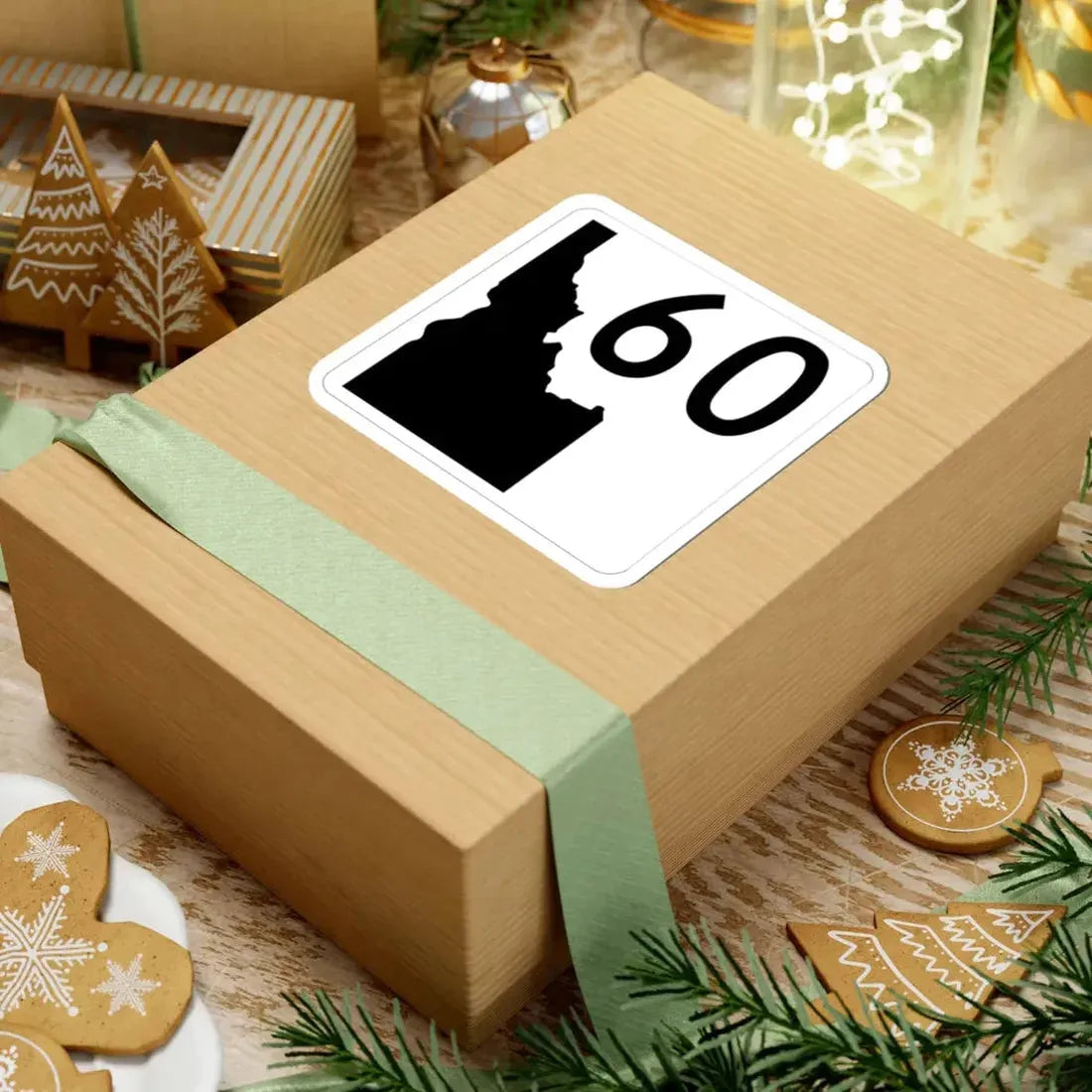 Idaho 60 (Idaho) (Road Sign) STICKER Vinyl Kiss-Cut Decal - The Sticker Space