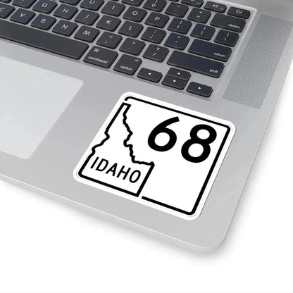 Idaho 68 1955 (Idaho) (Road Sign) STICKER Vinyl Kiss-Cut Decal - The Sticker Space