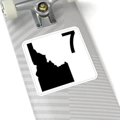 Idaho 7 (Idaho) (Road Sign) STICKER Vinyl Kiss-Cut Decal - The Sticker Space