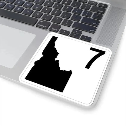 Idaho 7 (Idaho) (Road Sign) STICKER Vinyl Kiss-Cut Decal - The Sticker Space