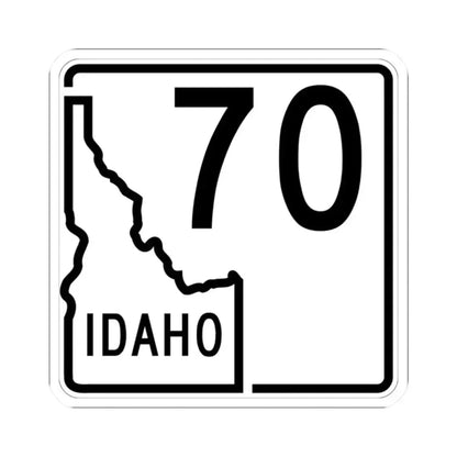 Idaho 70 1955 (Idaho) (Road Sign) STICKER Vinyl Kiss-Cut Decal 2 Inch White - The Sticker Space