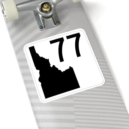 Idaho 77 (Idaho) (Road Sign) STICKER Vinyl Kiss-Cut Decal - The Sticker Space
