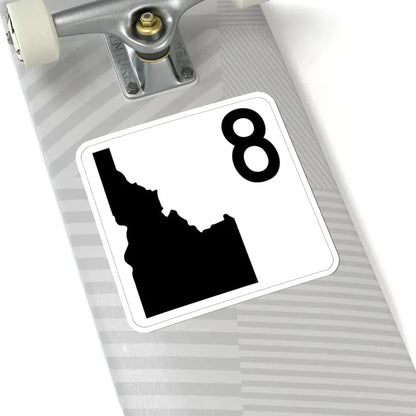 Idaho 8 (Idaho) (Road Sign) STICKER Vinyl Kiss-Cut Decal - The Sticker Space