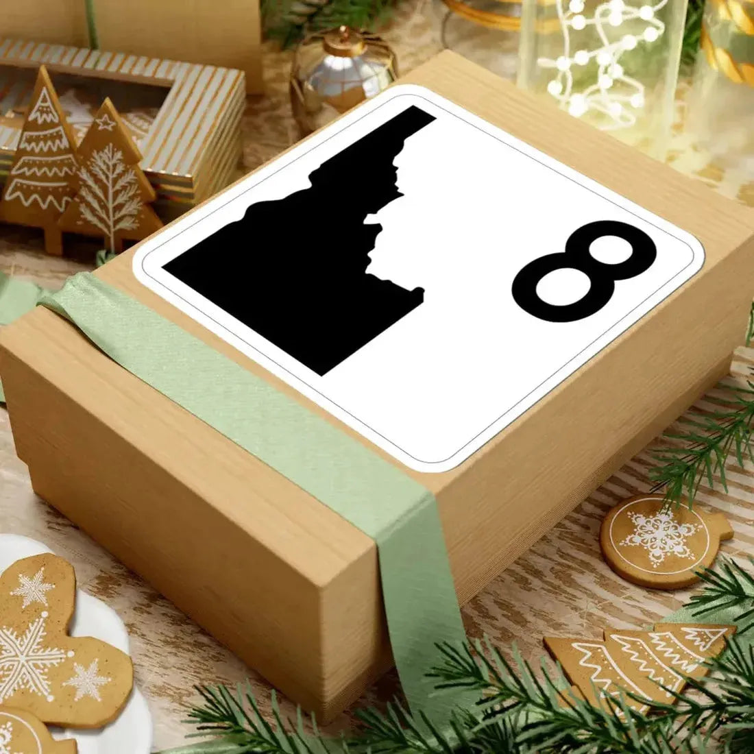 Idaho 8 (Idaho) (Road Sign) STICKER Vinyl Kiss-Cut Decal - The Sticker Space