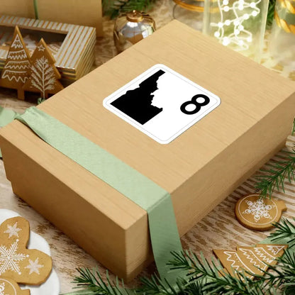 Idaho 8 (Idaho) (Road Sign) STICKER Vinyl Kiss-Cut Decal - The Sticker Space