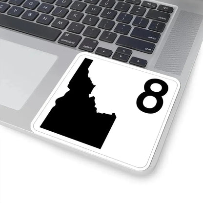 Idaho 8 (Idaho) (Road Sign) STICKER Vinyl Kiss-Cut Decal - The Sticker Space
