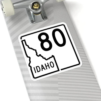 Idaho 80 1955 (Idaho) (Road Sign) STICKER Vinyl Kiss-Cut Decal - The Sticker Space