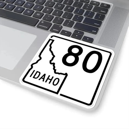 Idaho 80 1955 (Idaho) (Road Sign) STICKER Vinyl Kiss-Cut Decal - The Sticker Space