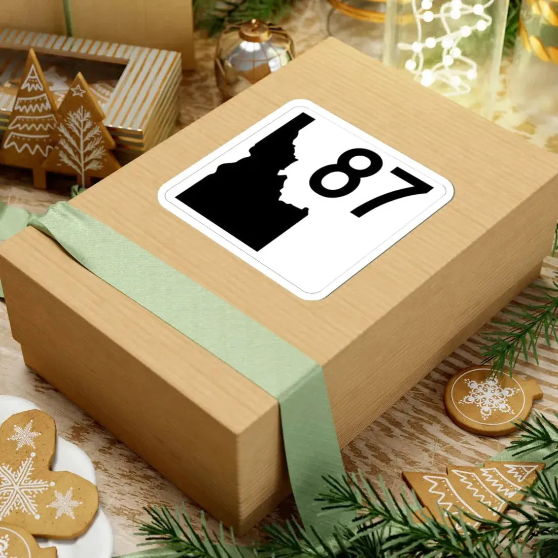 Idaho 87 (Idaho) (Road Sign) STICKER Vinyl Kiss-Cut Decal - The Sticker Space