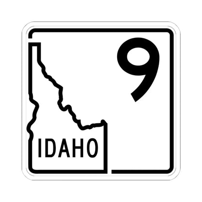 Idaho 9 1955 (Idaho) (Road Sign) STICKER Vinyl Kiss-Cut Decal 6 Inch White - The Sticker Space