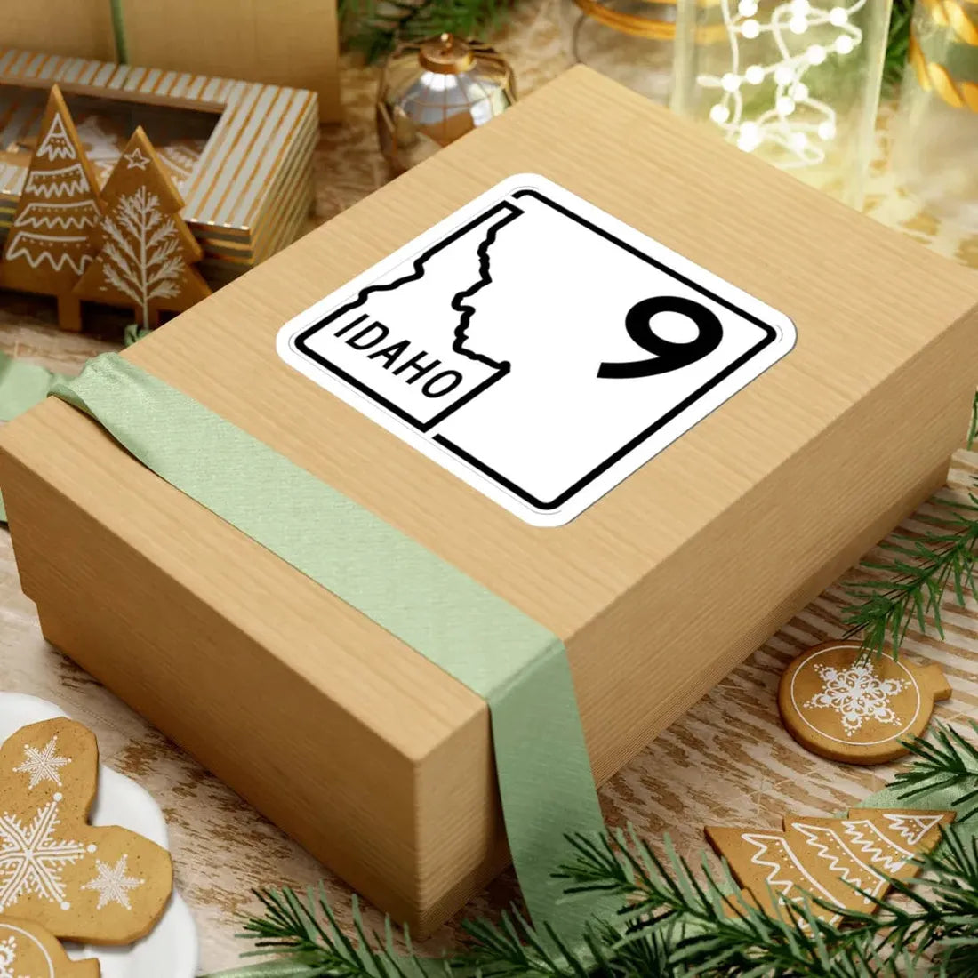 Idaho 9 1955 (Idaho) (Road Sign) STICKER Vinyl Kiss-Cut Decal - The Sticker Space