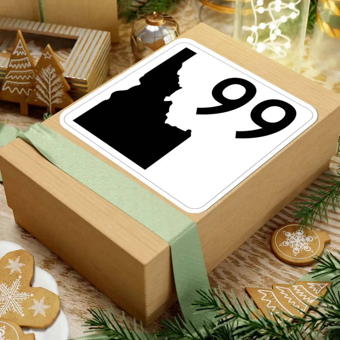 Idaho 99 (Idaho) (Road Sign) STICKER Vinyl Kiss-Cut Decal - The Sticker Space