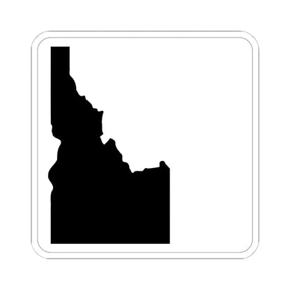 Idaho blank (Idaho) (Road Sign) STICKER Vinyl Kiss-Cut Decal 6 Inch White - The Sticker Space