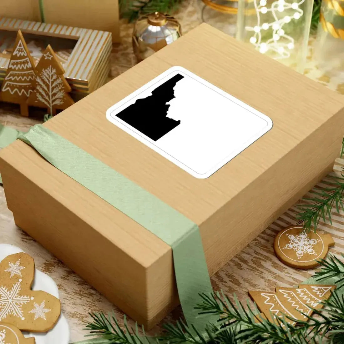 Idaho blank wide (Idaho) (Road Sign) STICKER Vinyl Kiss-Cut Decal - The Sticker Space