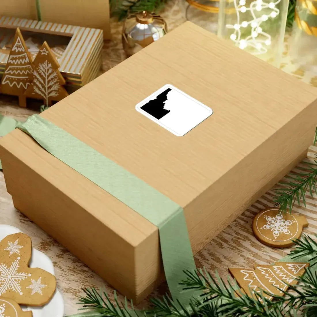 Idaho blank wide (Idaho) (Road Sign) STICKER Vinyl Kiss-Cut Decal - The Sticker Space