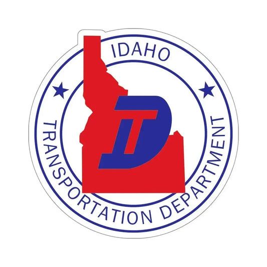 Idaho Department of Transportation STICKER Vinyl Die-Cut Decal 6 Inch - The Sticker Space
