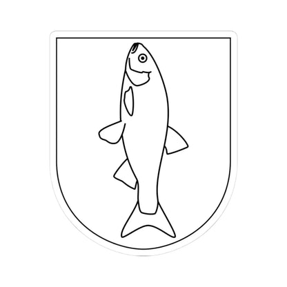 Idenor vapen (Sweden) (Coat of Arms) STICKER Vinyl Kiss-Cut Decal 3 Inch White - The Sticker Space